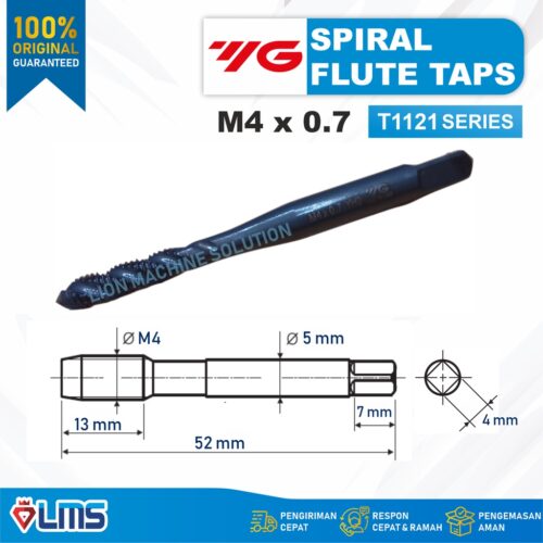 TAP MESIN SPIRAL M4X0.7