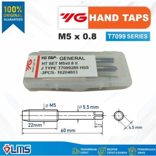 HAND TAP YG1 M5 X 0,8