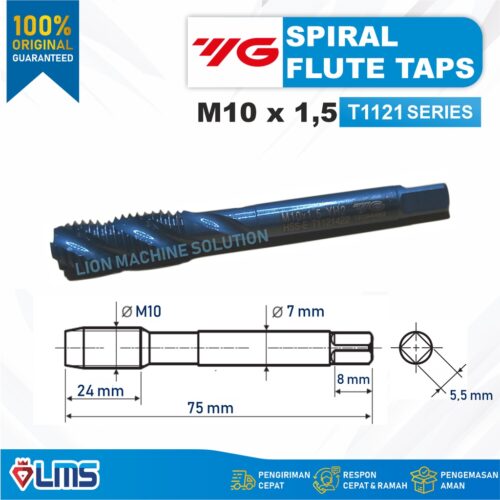 TAP MESIN SPIRAL M10X1.5