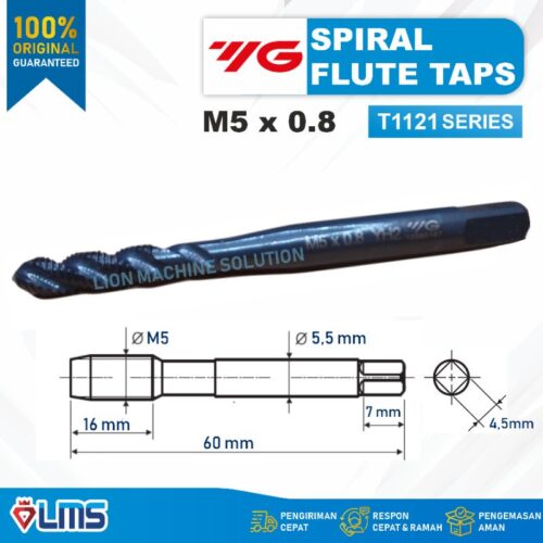 TAP MESIN SPIRAL M5X0,8