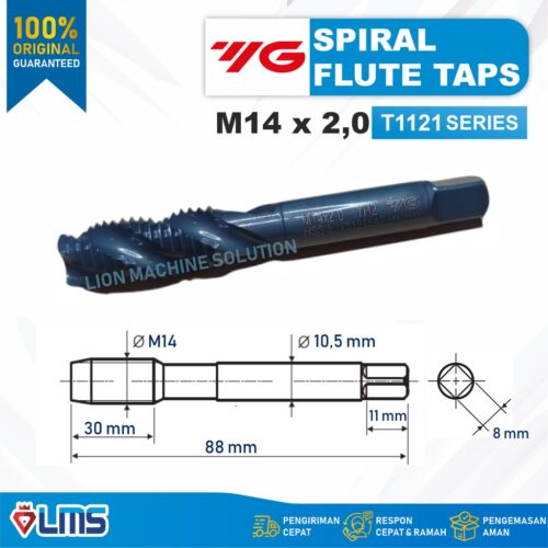 TAP MESIN SPIRAL M14 X 2