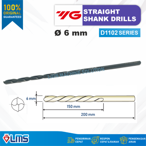 MATA BOR HSS DRILL LONG 6 mm
