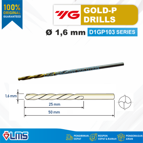 MATA BOR GOLD P DRILL 1.6 mm