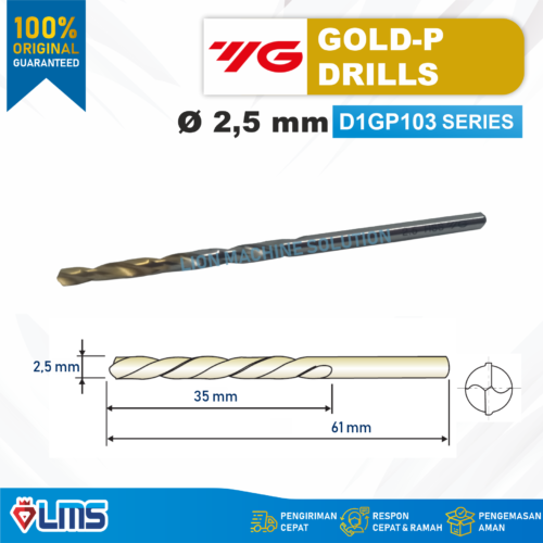 MATA BOR GOLD P DRILL 2.5 mm