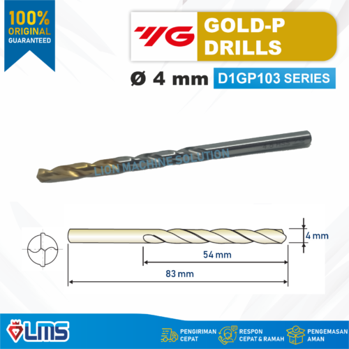 MATA BOR GOLD P DRILL 4 mm