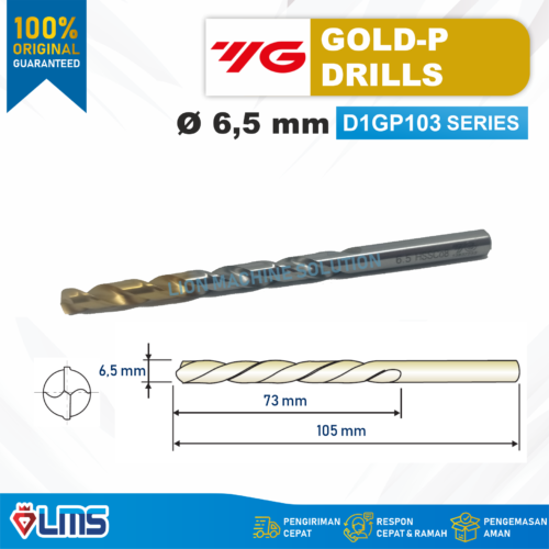 MATA BOR GOLD P DRILL 6.5 mm