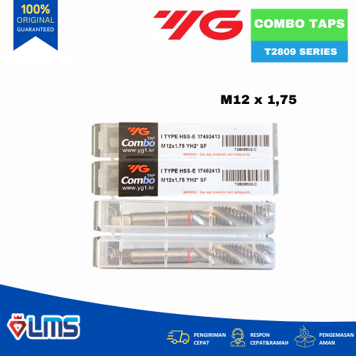 Tap Combo T2809 Spiral Bright YG1 M12x1.75